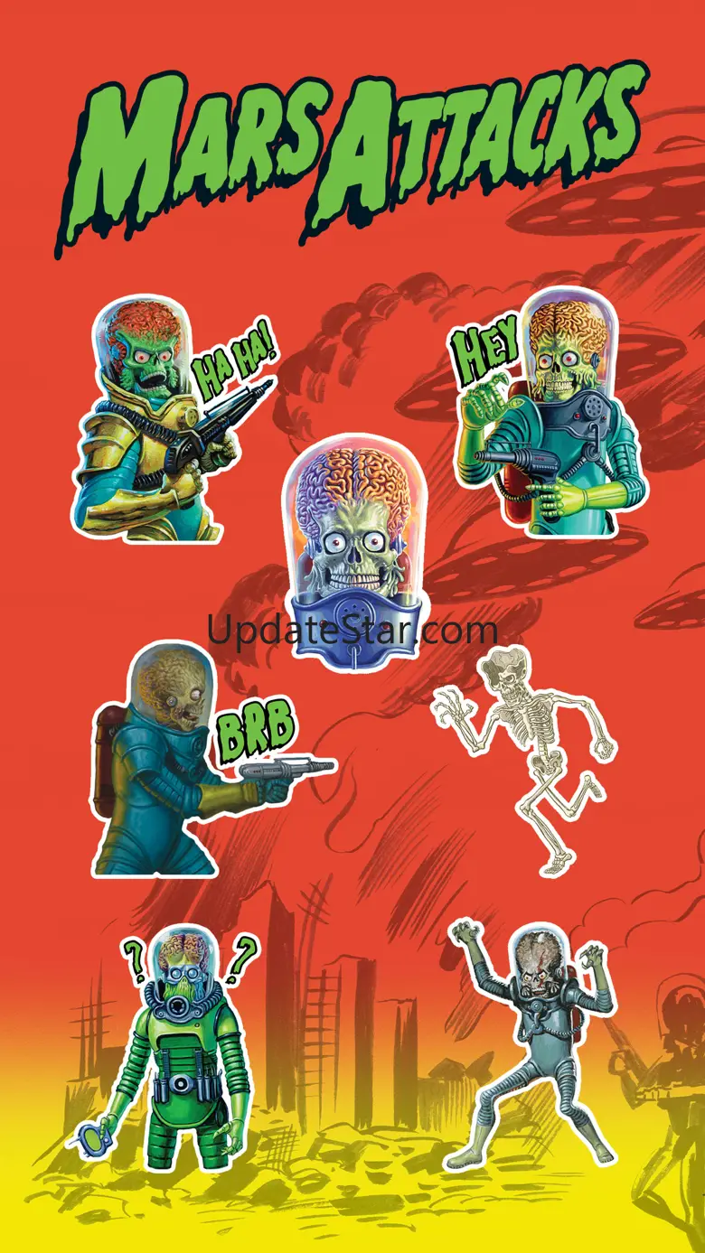 Mars Attacks Stickers 1.0