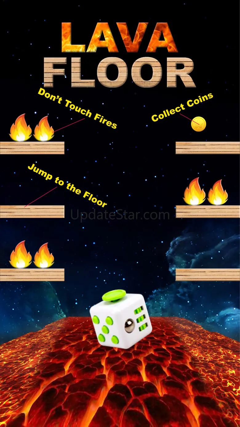 Lava Floor - The Floor is Lava Jumpy Fidget Cube 1.0.1