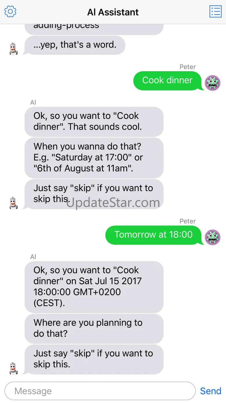 Al Assistant - Chatbot for Tasks and ToDo Lists 1.1.0