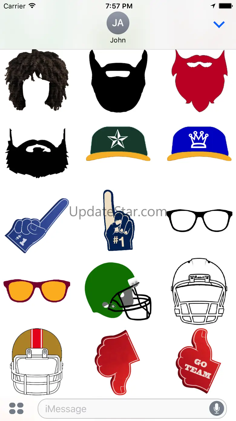 Dallas Football Sticker Pack Experience 1.0