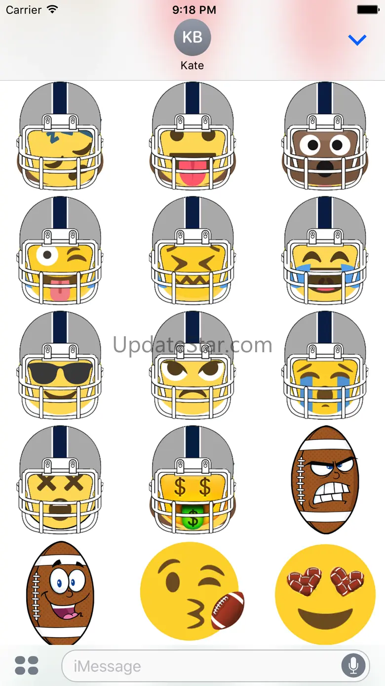 Dallas Football Sticker Pack Experience 1.0
