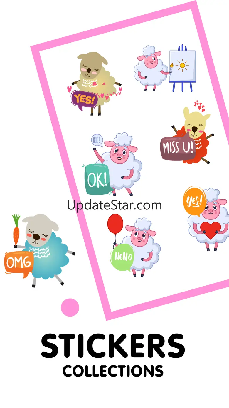 Sheep Love Stickers 1.2
