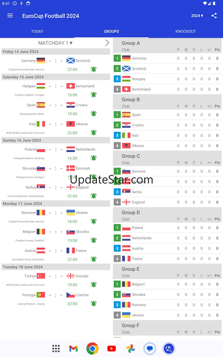 Results for Euro Football 2024 3.4.6