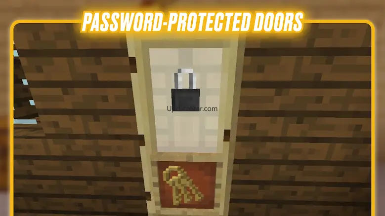 Lock Doors Mod for MCPE 1.1