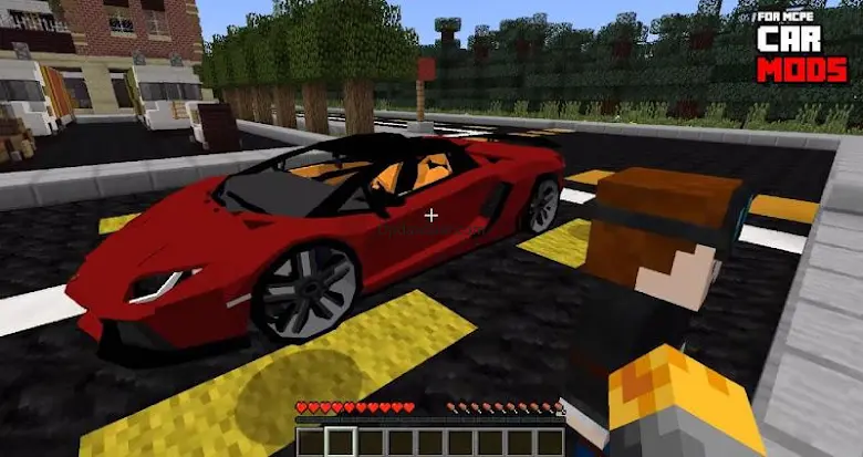 Cars Mod Addon for MCPE Mod 1.0