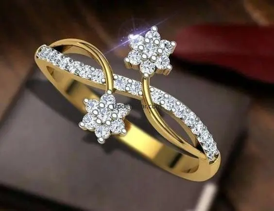 Ring Designs - Gold & Diamond  5.5