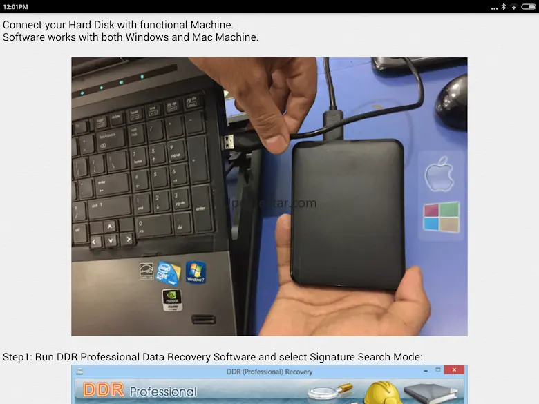 Hard Disk Data Recovery Help 4.13