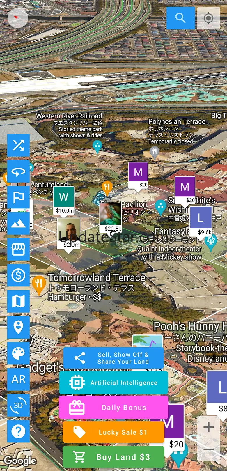 Virtual Land Metaverse with AI 3.8.2