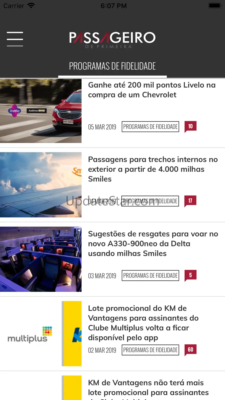 Passageiro de Primeira 1.2.6