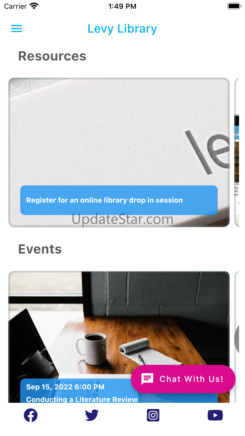 Levy Library Mobile App 2.8