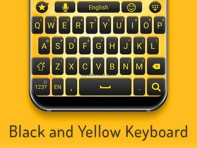 Black and yellow keyboard 2.0.2