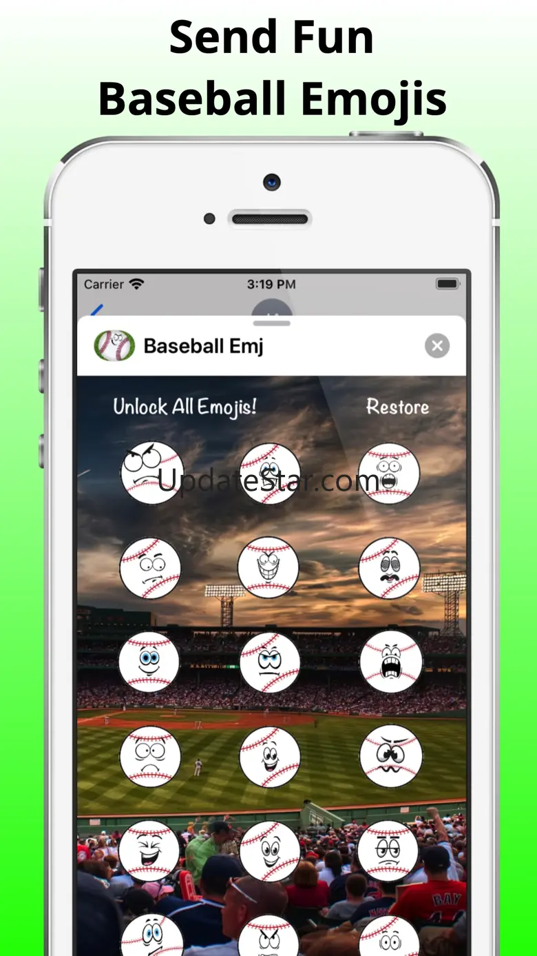 Home Run Baseball MLB Emojis 2.1