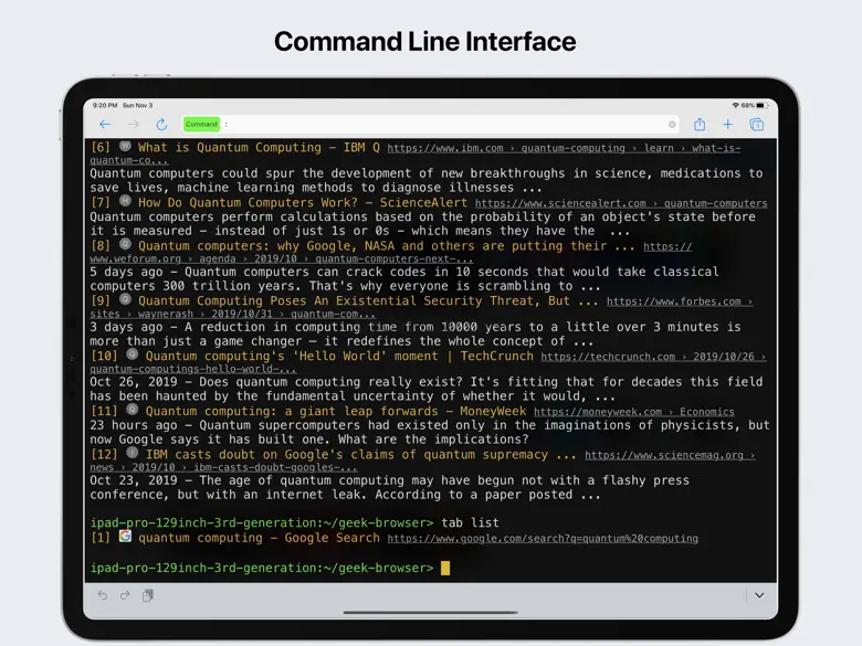 Geek Browser 1.7.0