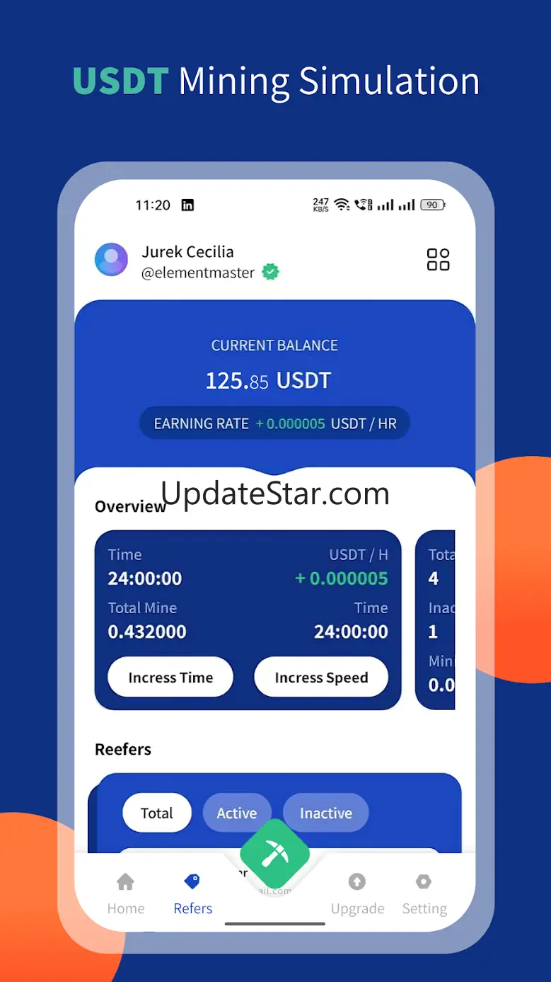 USDT Mining Simulation 1.0