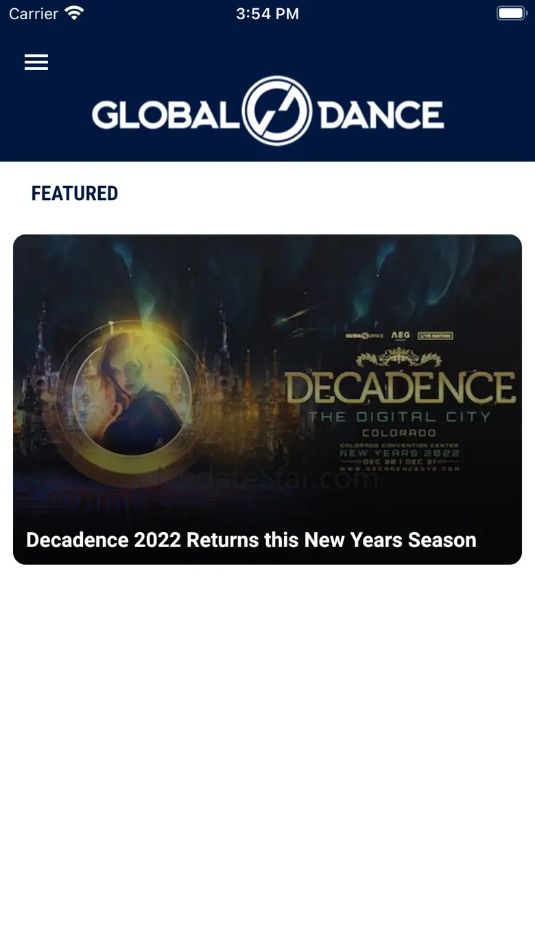 Global Dance Events 6.1.0