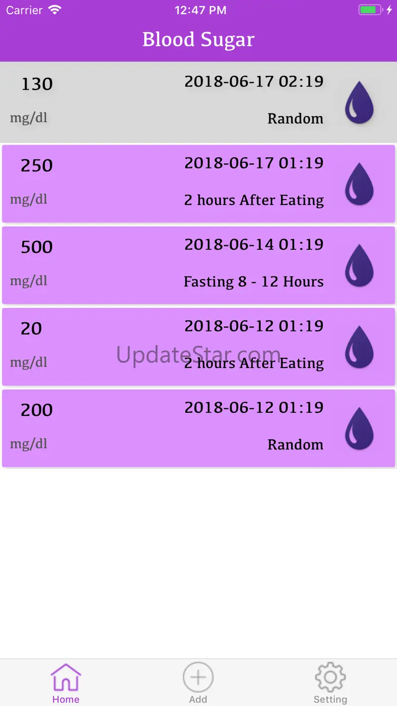 Blood Sugar App 1.0
