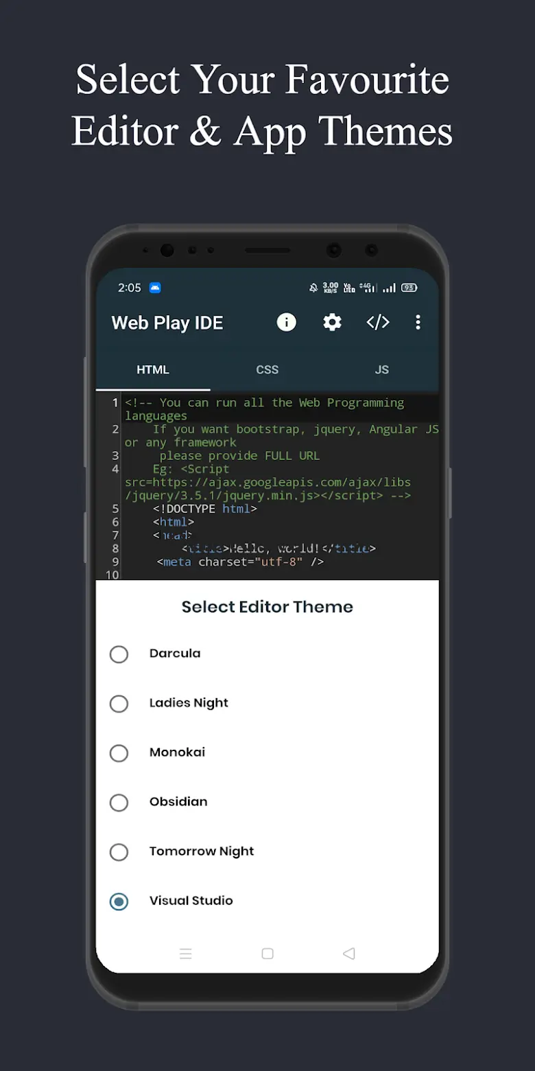 Web Development IDE : HTML, CS 1.1.2