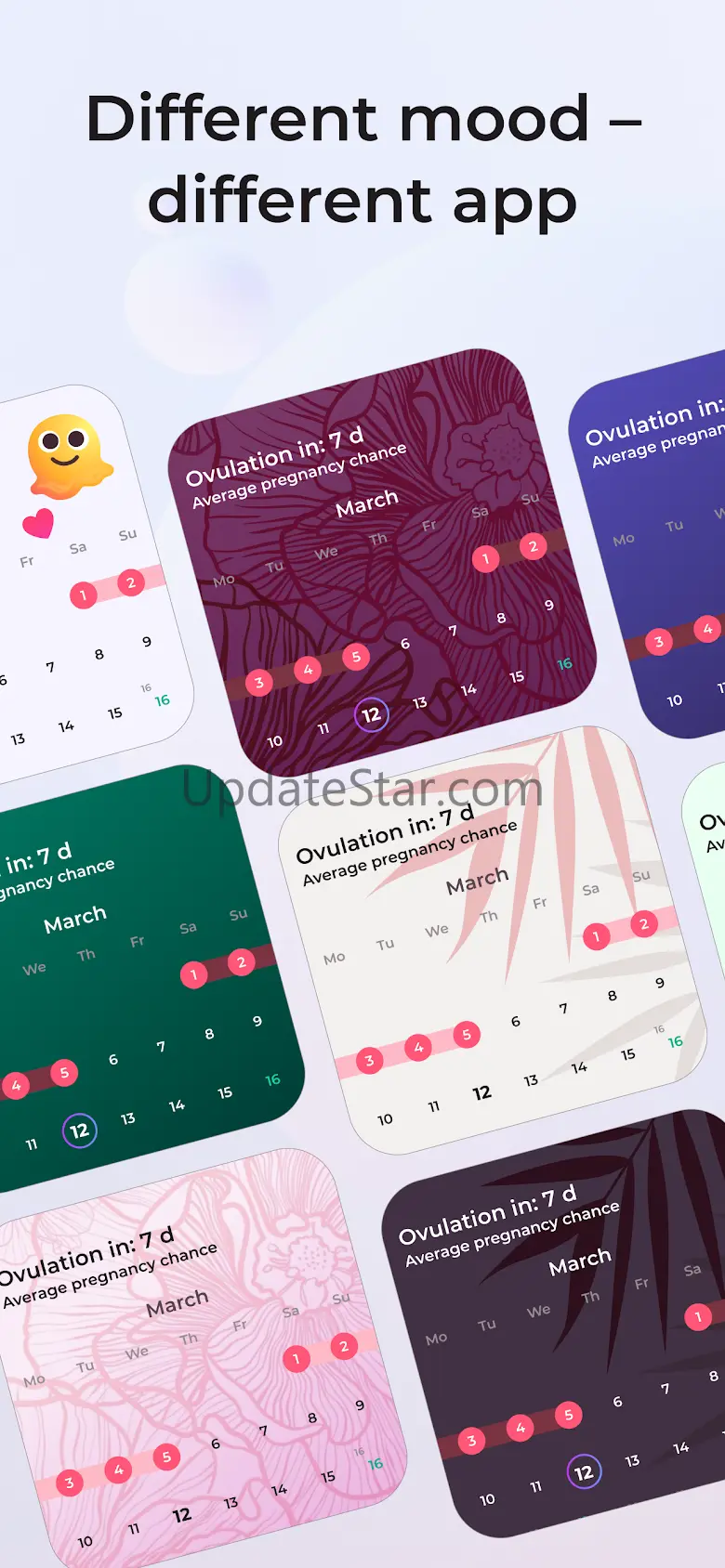 Menstrual cycle tracker - Days 2.4.4