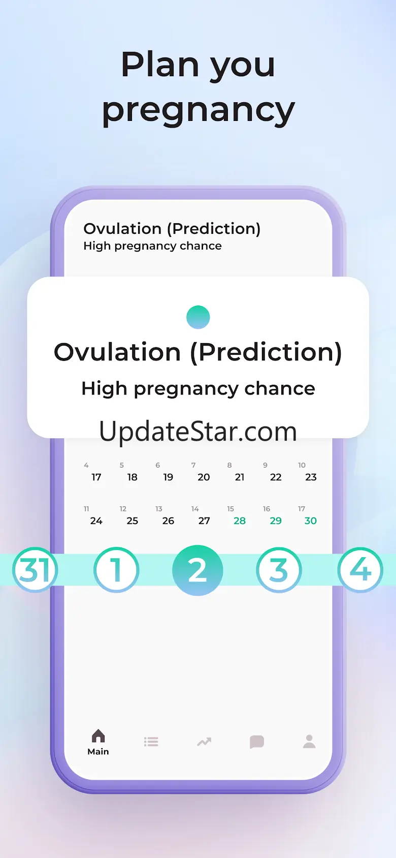 Menstrual cycle tracker - Days 2.4.4