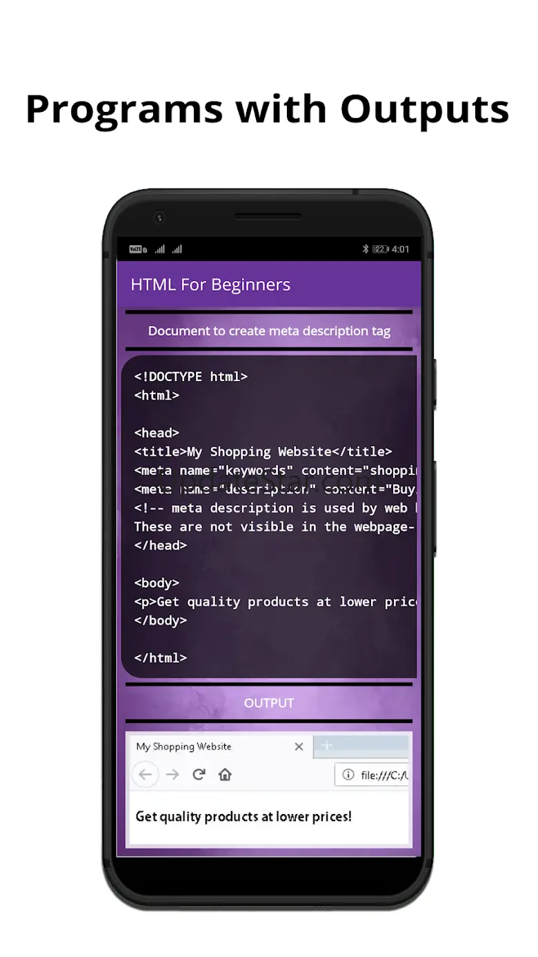 HTML For Beginners 4.9