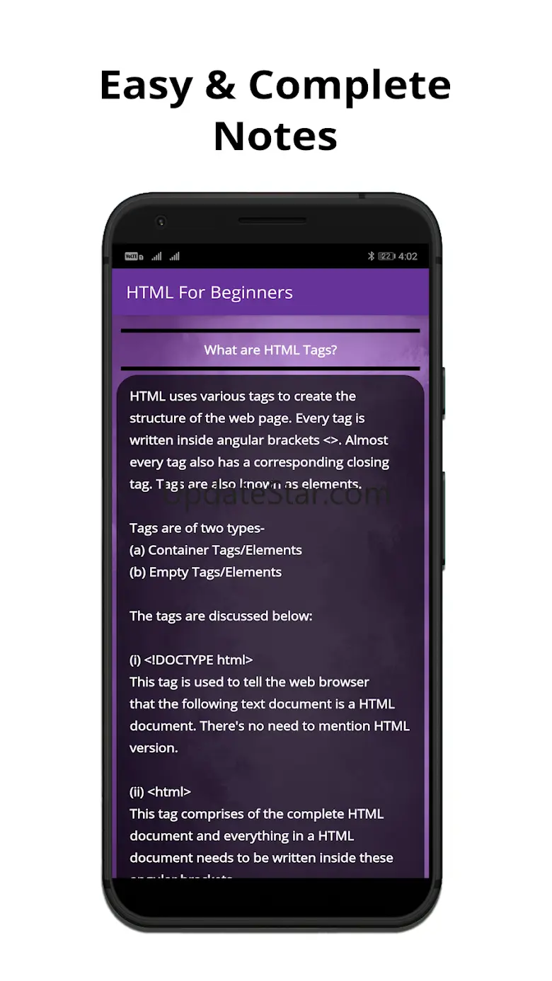 HTML For Beginners 4.9