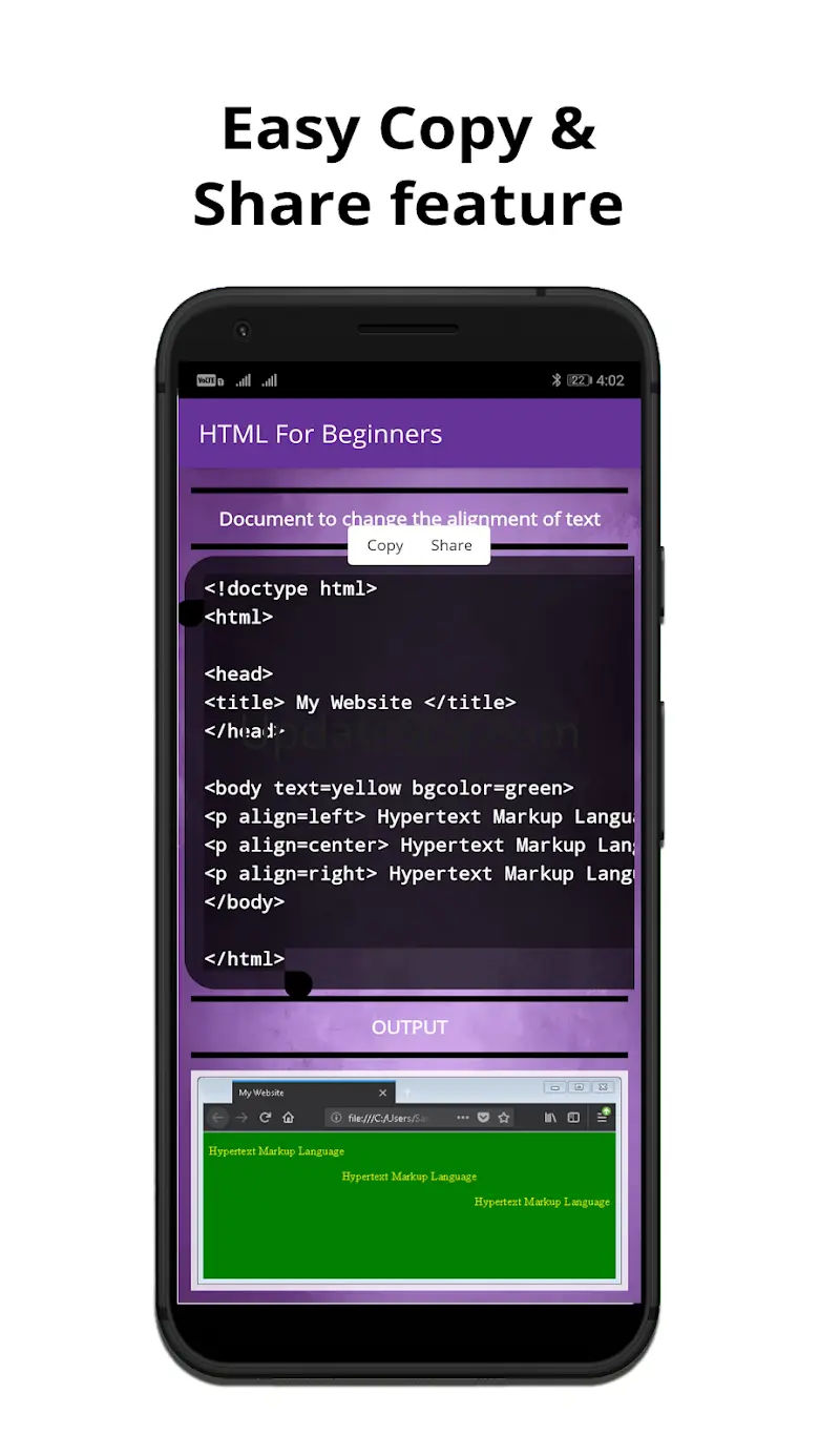 HTML For Beginners 4.9