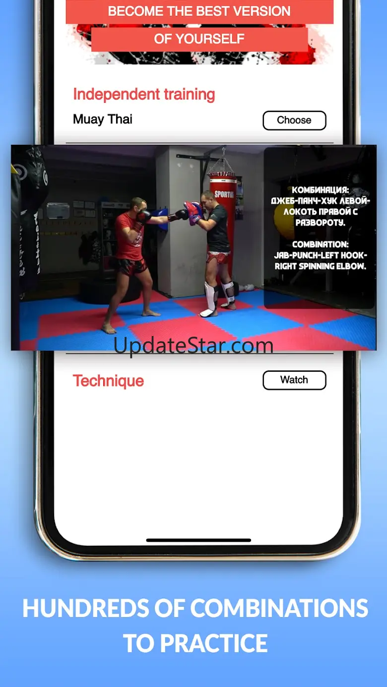 MMA, Boxing, Muay Thai workout 1.8.1