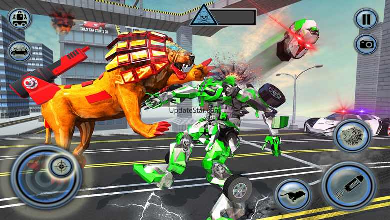 Ultimate Lion Robot Car 1.2