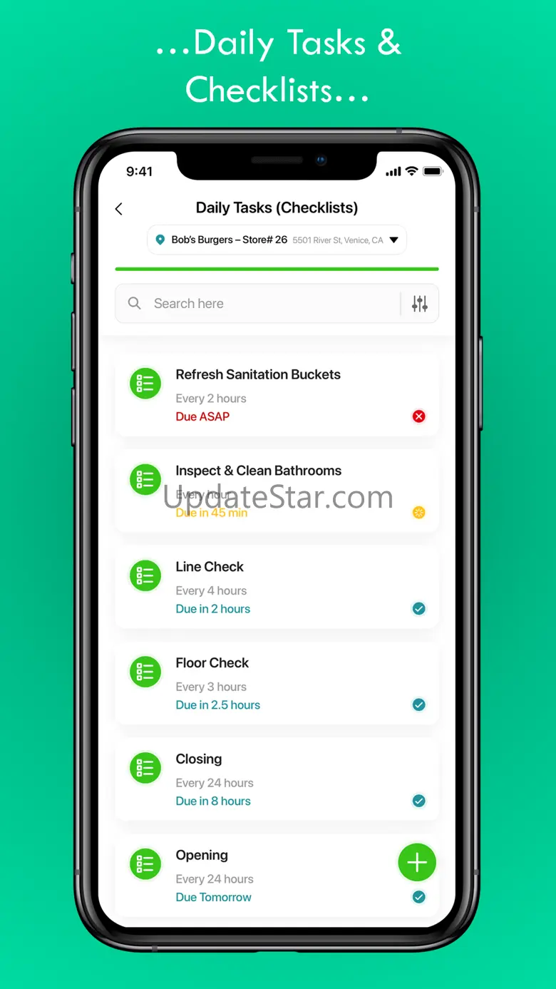 MaintainIQ for Restaurants 9.0.3