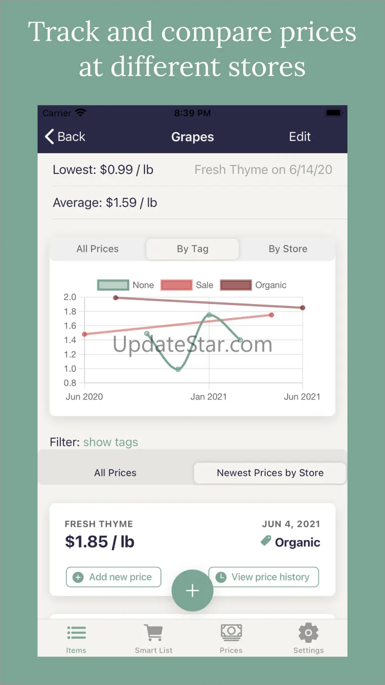 PricedLess 0.7.0