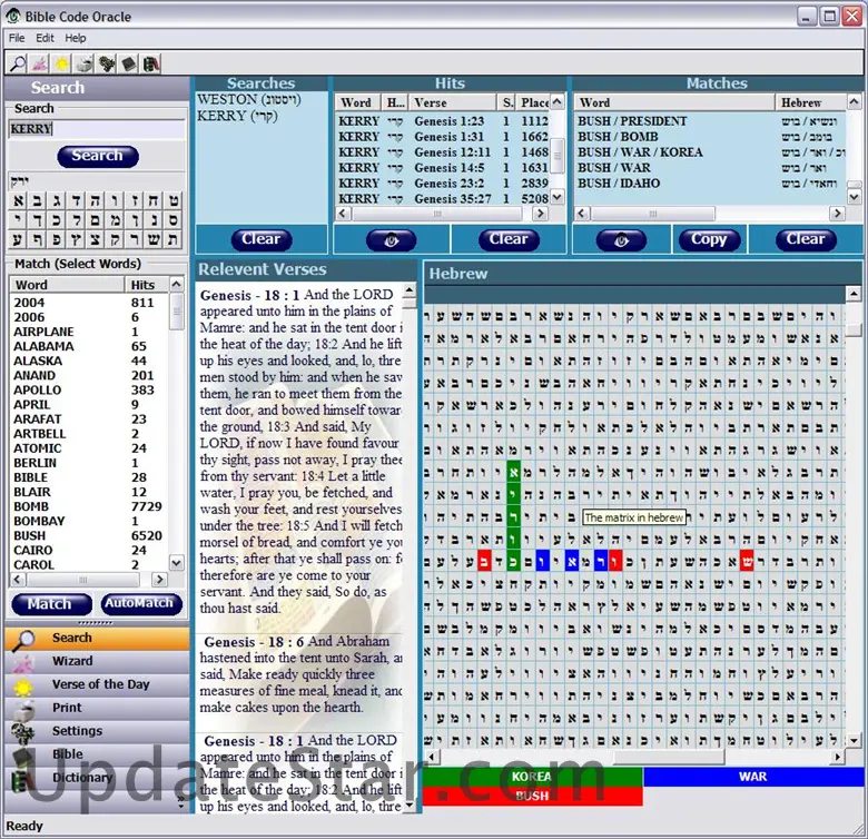 Bible Code Oracle 1.9
