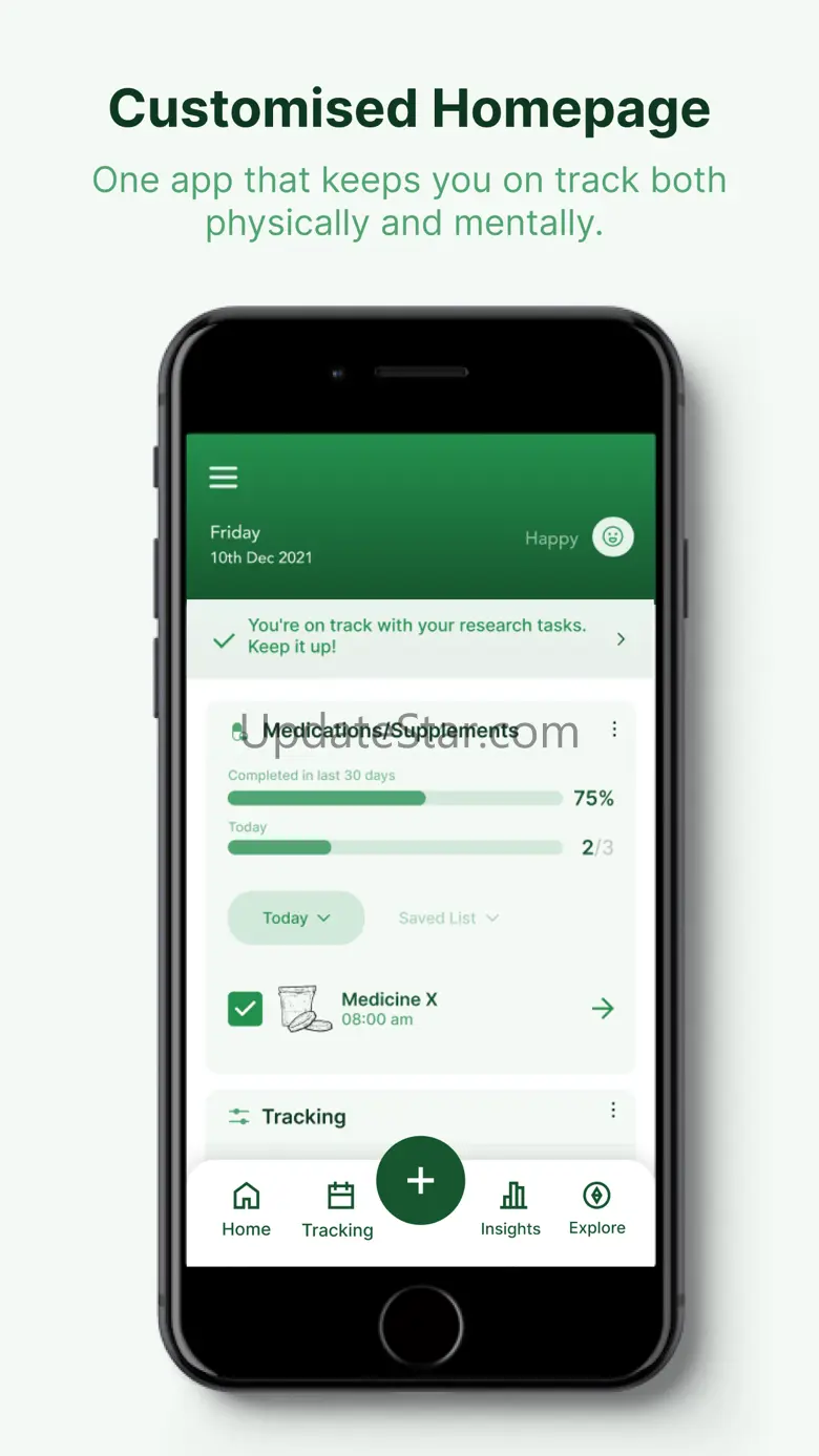 OnTracka Health & Research App 4.1.1