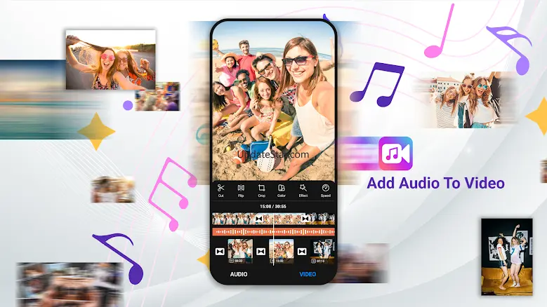 Add Audio to Video & Editor 224614