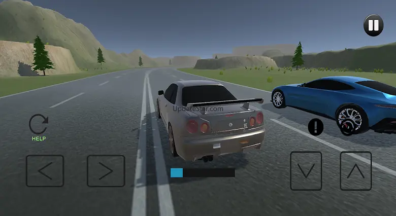 Driving Skyline R34 Drift Car 0.7
