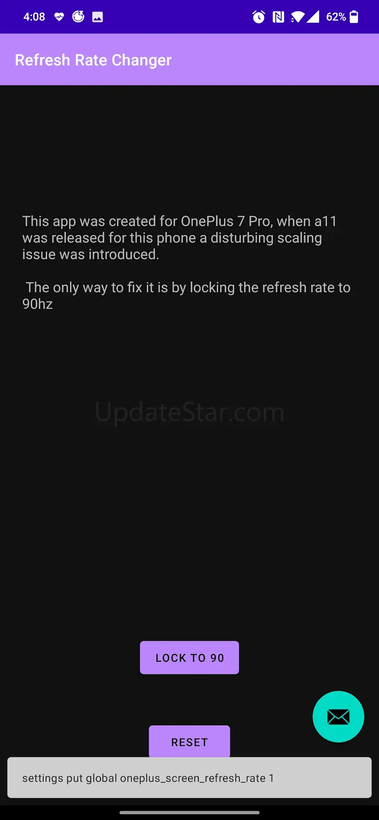 Refresh Rate Changer - OnePlus 1.0.1