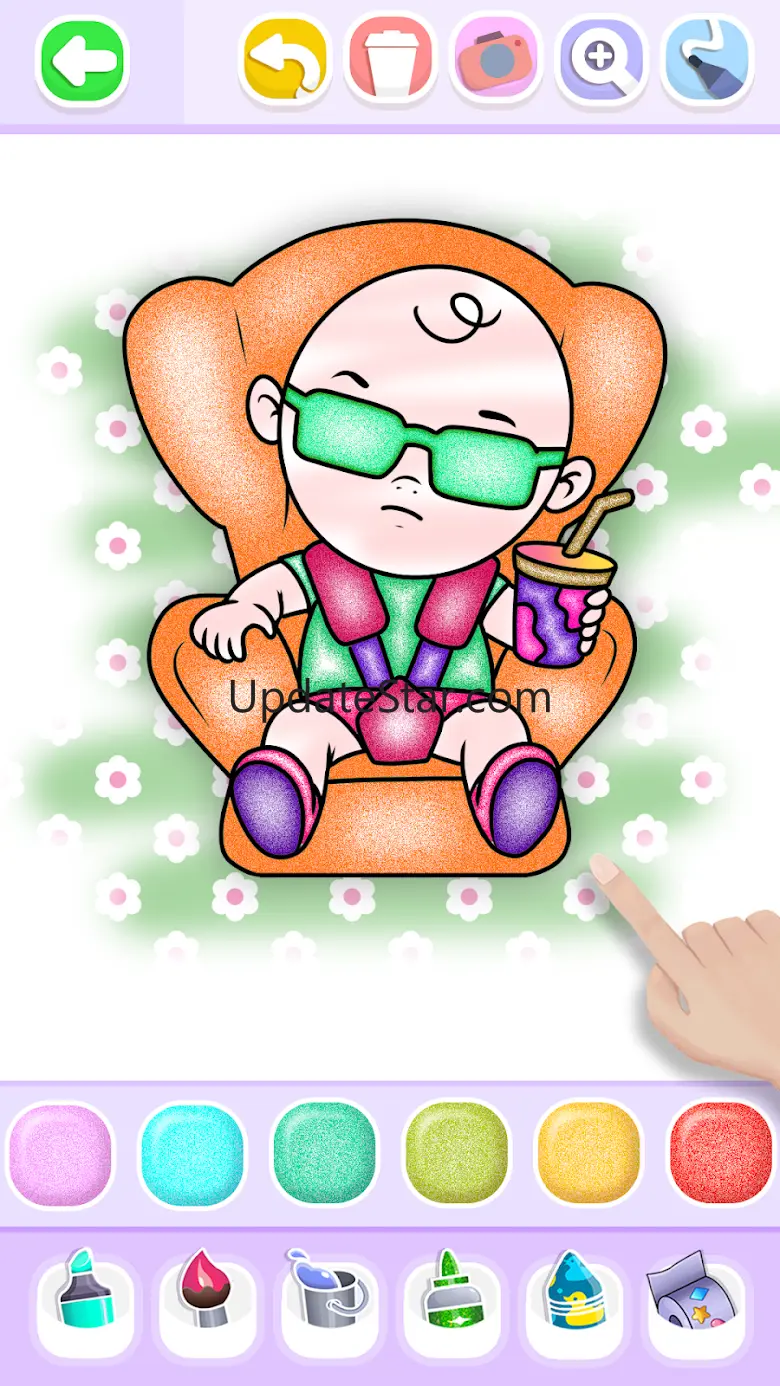 Cute Babies Coloring Pages
