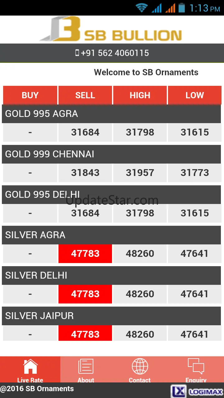SB Bullion 1.0.7