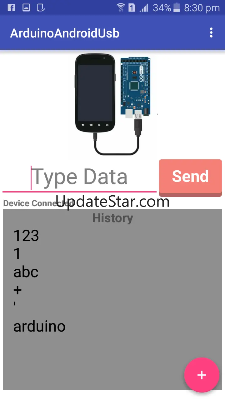 Android OTG USB for Arduino 4.0