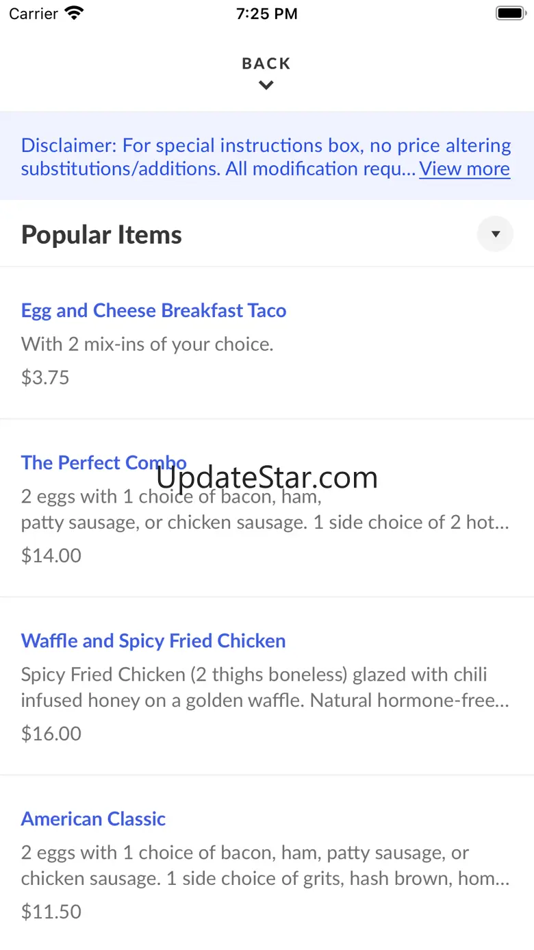 Harry's Restaurant 3.17.0