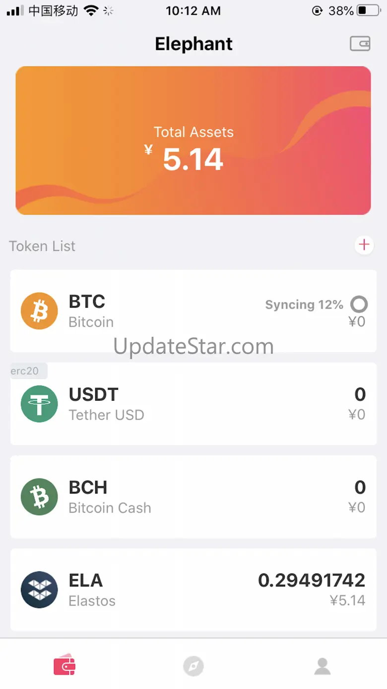 Elaphant - BTC ETH ELA Wallet 1.99.16