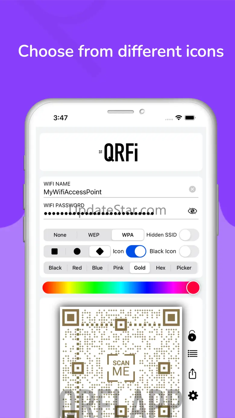 QRFi - WiFi QR Code generator 6.1