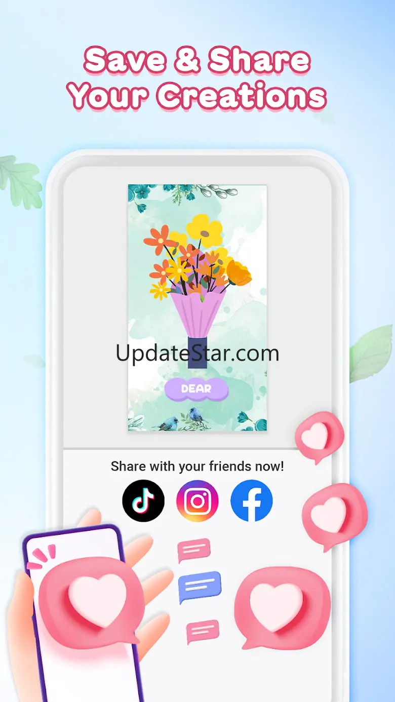 Flower DIY Language Keyboard