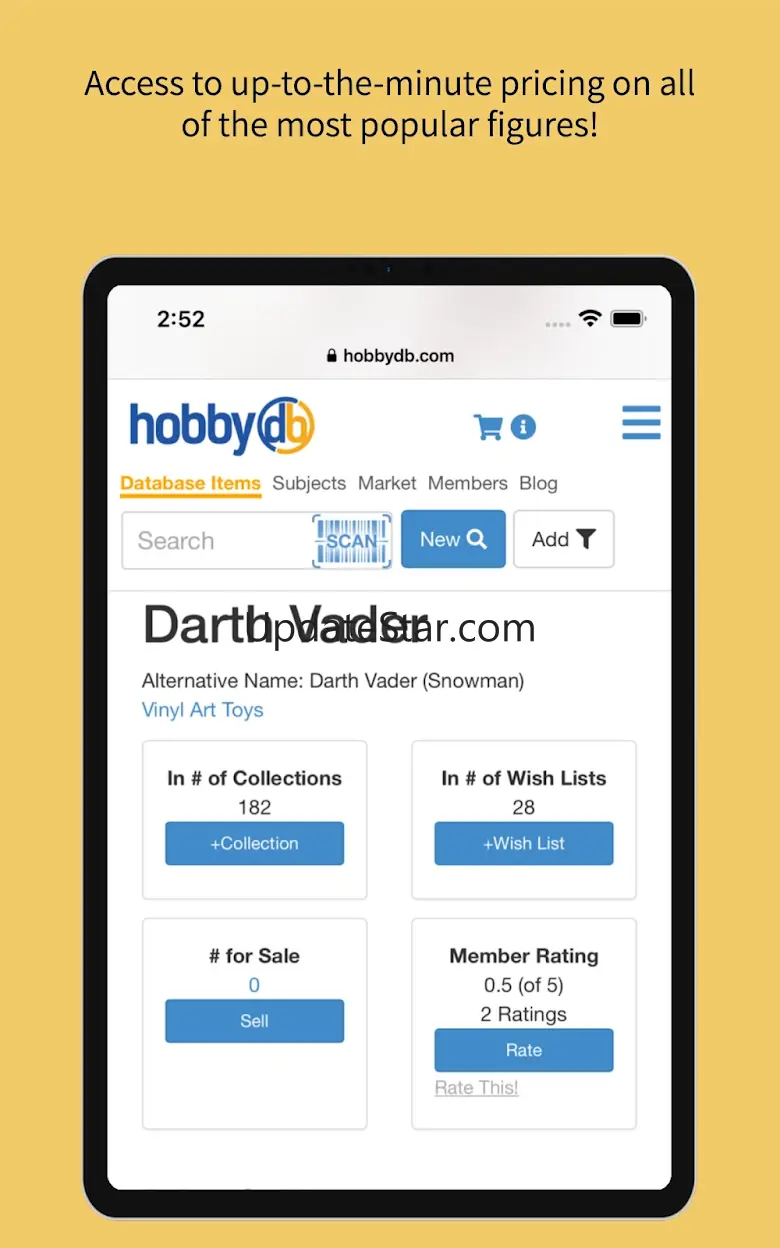 hobbyDB Vision 4.0.1