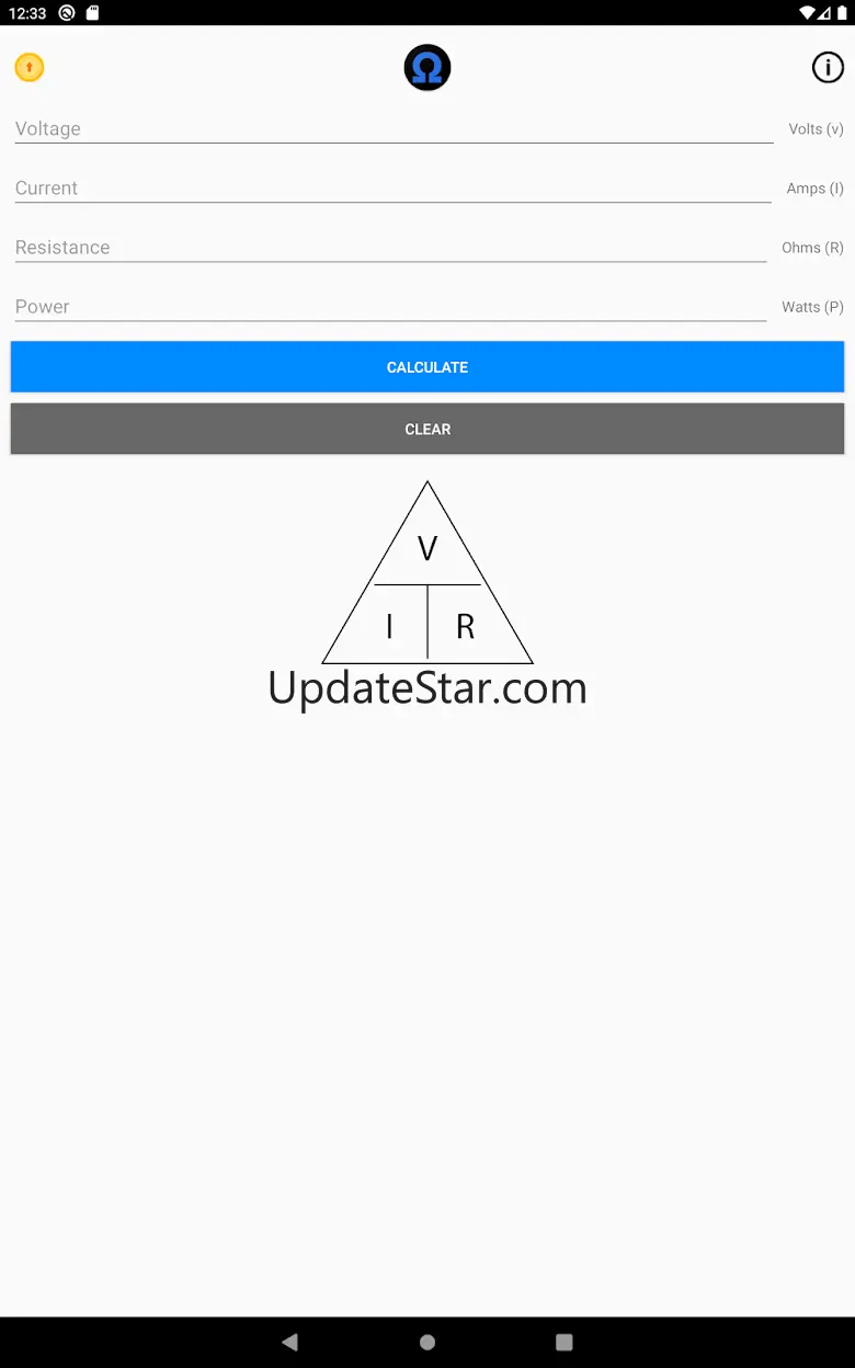 Ohms Law Calculator 5.7