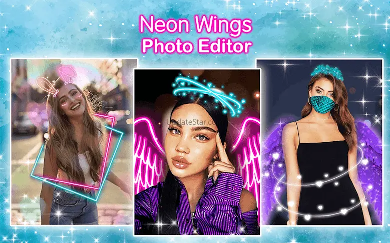 Neon Wings Photo Editor 1.9
