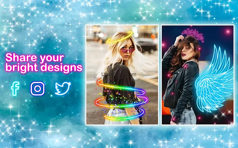 Neon Wings Photo Editor 1.9