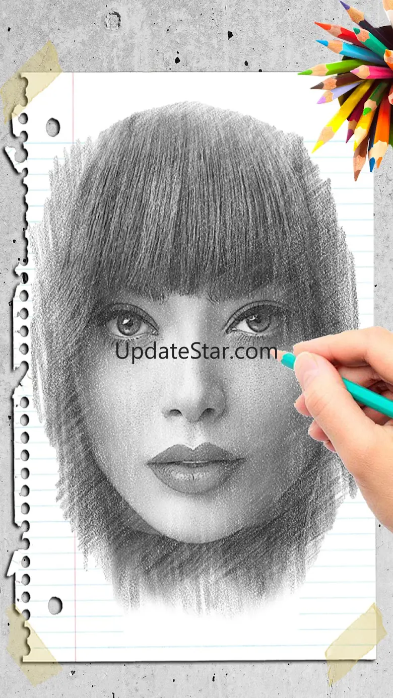 How to draw a face 9.9