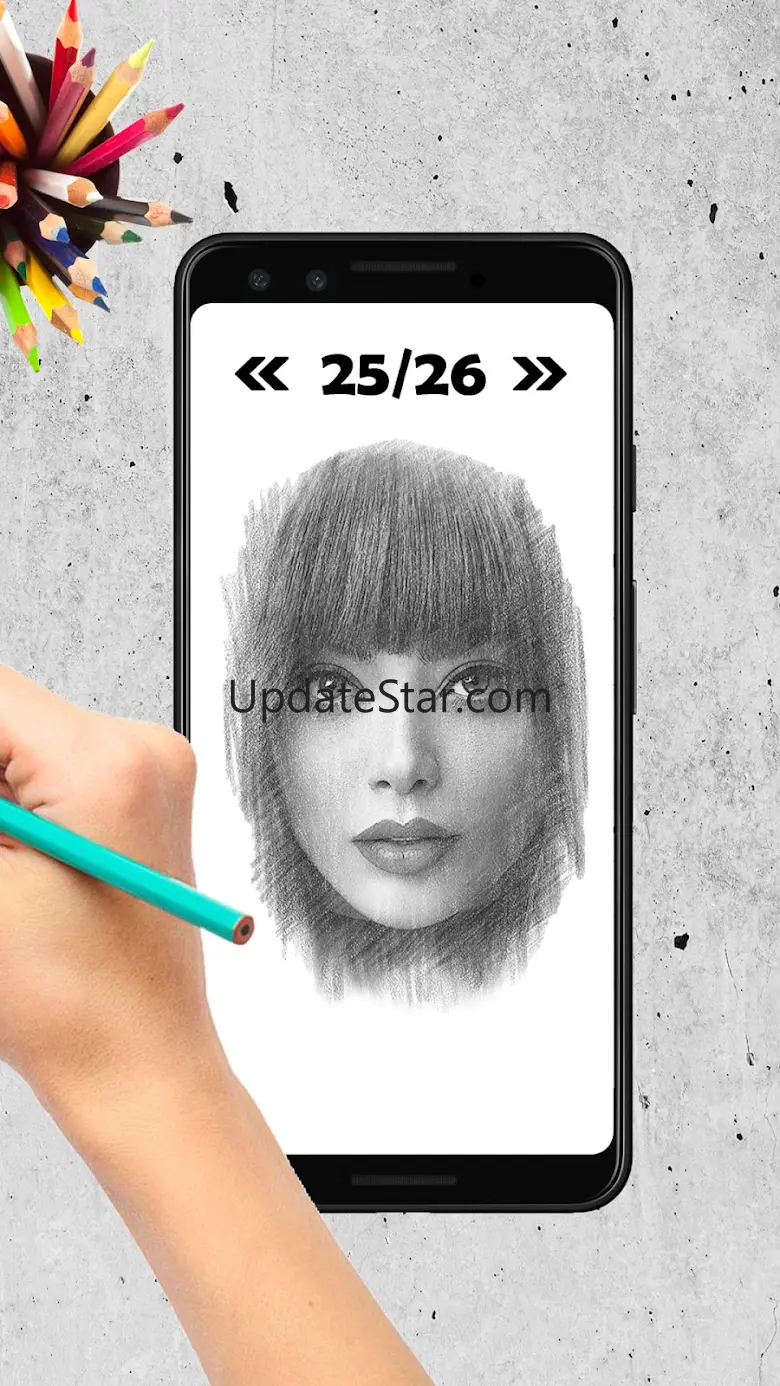 How to draw a face 9.9