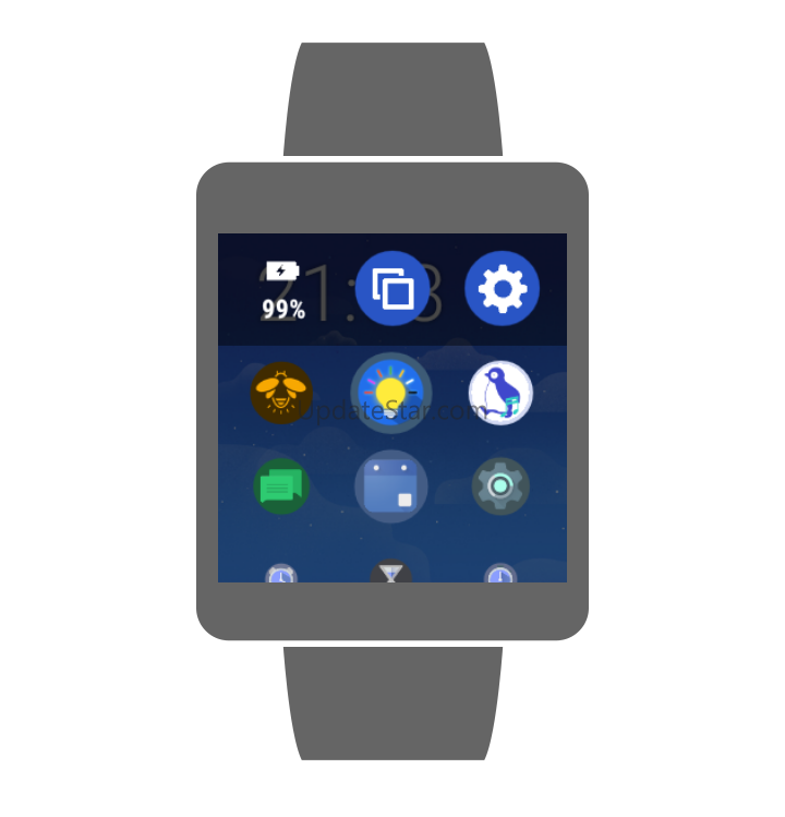 Bubble Launcher For Wear OS (A 2.0