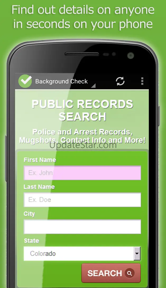 Criminal Background Search App